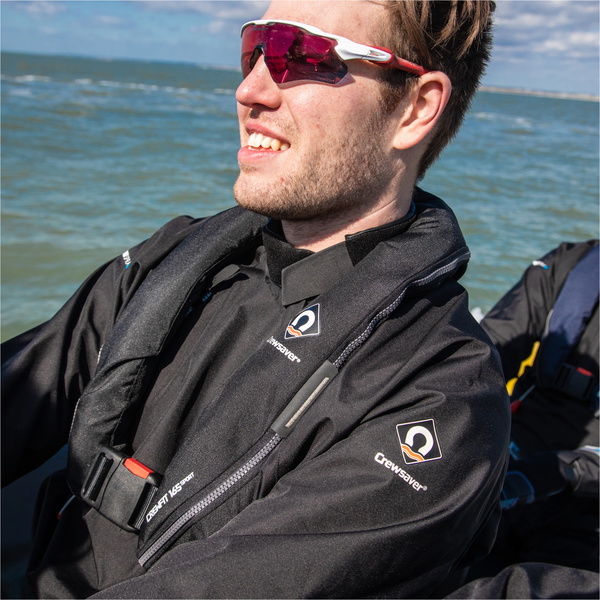 2026 Crewsaver Crewfit 165N Sport Manual Lifejacket 9710BLM - Black